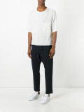 chest pocket boxy T-shirt