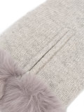 fur trim gloves