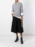 pleat long shorts