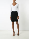stretch mini skirt