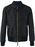 plaid bomber jacket