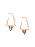 Delta stone earrings