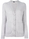 v-neck button down cardigan