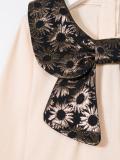 daisy jacquard collar top