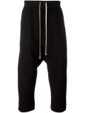 drop-crotch track pants