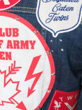 patch appliqué denim jacket
