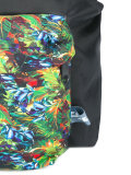 tropical print backpack