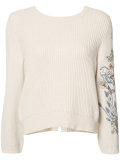 buttoned back jumper