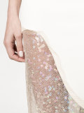 asymmetrical sequin dress