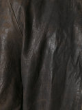 mandarin neck zipped jacket