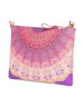 scarf print crossbody bag