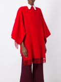 blanket fringed poncho