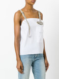 crystal embellished tank top