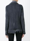 single breasted fitted jacket