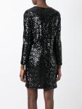 sequined fitted dress