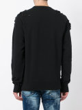 distressed sweatshirt