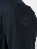 contrast collar zip jacket 
