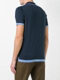 contrast trim polo shirt
