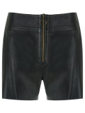 leather shorts