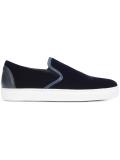 velvet slip-on sneakers
