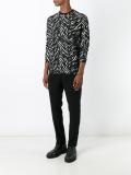 'Zebra' slim-fit sweatshirt