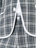 checked blazer 