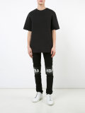 printed text trousers 