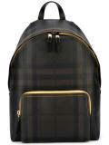 checked backpack