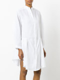 mid-length shirt dress