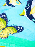 butterfly print towel