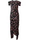 Shatter print dress
