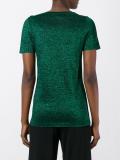 metallic effect knit T-shirt 