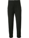 tailored cropped trousers