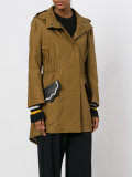 scallop pocket parka