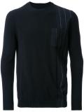 pinstriped detail jumper