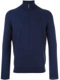 quarter zip knitted sweater