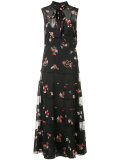 sheer floral dress