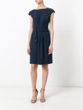 draped front dress