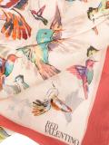 bird print scarf 