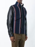 striped gilet