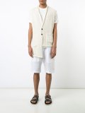 asymmetric sleeveless cardigan 