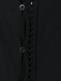 collarless loose fit cardigan