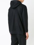 woven style pullover hoodie