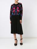 embroidered floral sweater