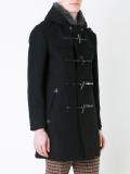 hooded duffle coat