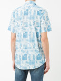 allover print shortsleeved shirt