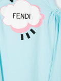 logo print dress