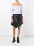 off-shoulder shirt