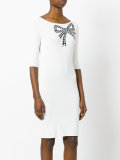 sequin bow dress