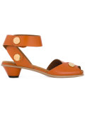 snap fastened sandals